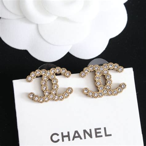 small chanel replica earrings|chanel inspired earrings cheap.